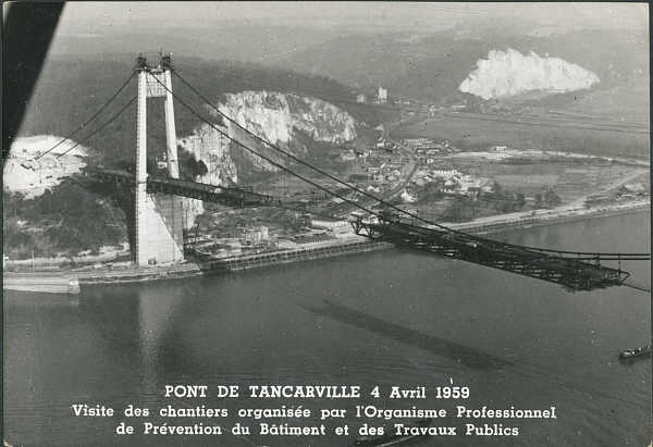 Le pont suspendu de Tancarville a 50 ans (diaporama)